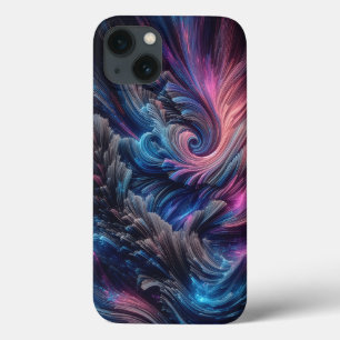 Étui de téléphone à flux en fibre optique moderne 