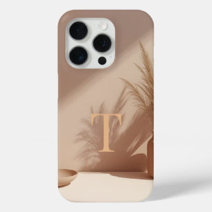 Étui de téléphone à lettre T minimale – Abstrait e