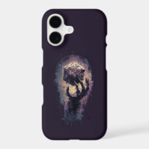 Étui de téléphone à main squelettique de magie éso