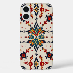 Étui de téléphone à médaillon d'art folklorique vi