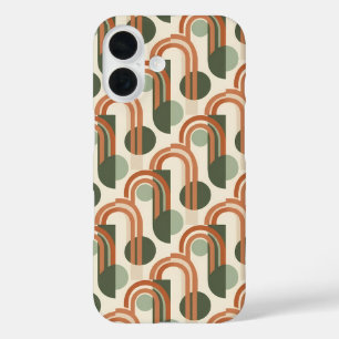 Étui de téléphone à motif d'arche en terracotta