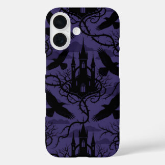 Étui de téléphone à motif de château Raven & Thorn