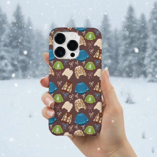 Étui de téléphone à motif de pulls et de rubans co