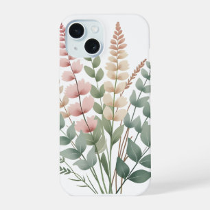 Étui de téléphone à motif floral de fougères botan