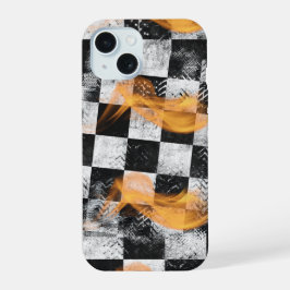 Étui de téléphone à motif Racing Flames