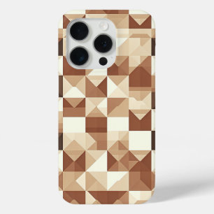 Étui de téléphone à pyramide géométrique 3D modern