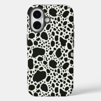 Étui de téléphone à taches chic de dalmatien