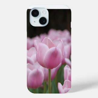 Étui de téléphone à tulipe rose