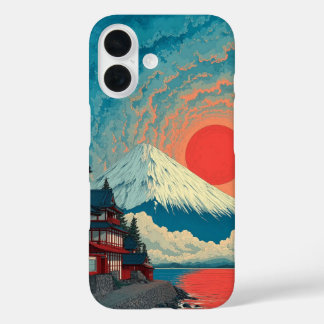 Étui de téléphone Art Japonais Coucher de soleil M