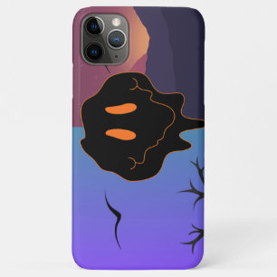 Étui de téléphone artistique silhouette de monstre