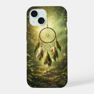 Étui de téléphone attrape-rêves de la forêt mystiq
