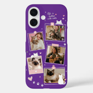 Étui de téléphone avec collage de photos pour amat
