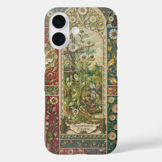 Étui de téléphone avec illustration botanique vint