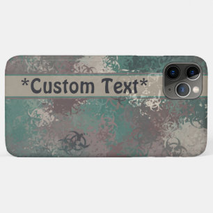 Étui de téléphone camouflage Woodland Biohazard av