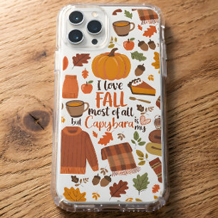 Étui de téléphone Capybara automne