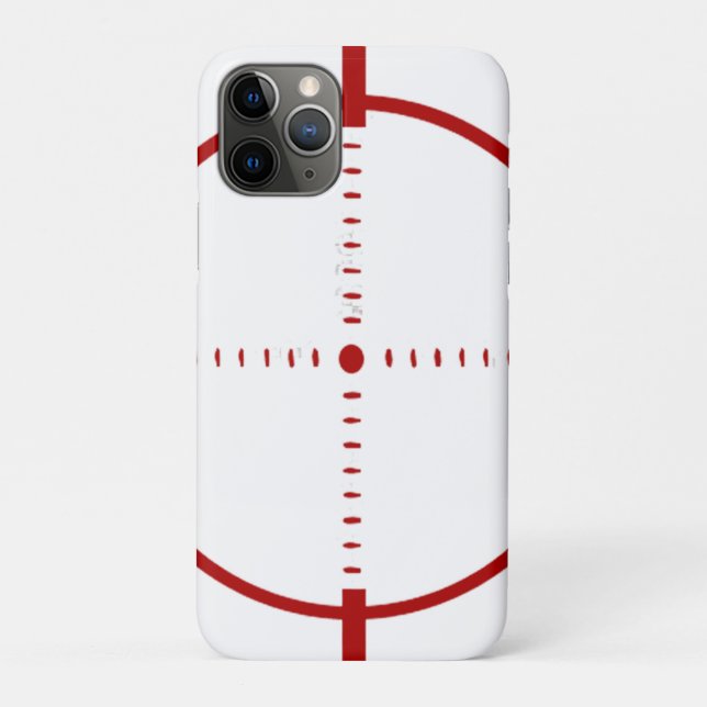 Étui de téléphone cible rouge - Graphisme de rétic (Dos)