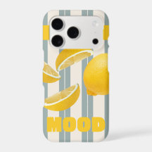 Étui de téléphone – Citron humeur design jaune Cit