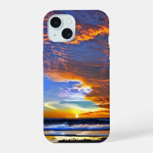 Étui de téléphone Coucher de soleil océanique