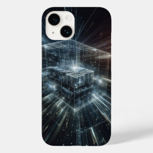 Étui de téléphone Cyber Cube Futuriste - Lumière H