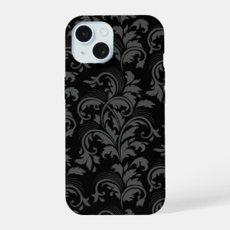 Étui de téléphone élégant noir