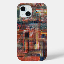 Étui de téléphone en art abstrait
