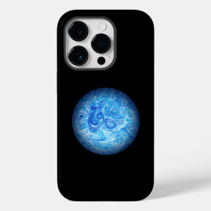 Étui de téléphone en art fluide Calm Tide