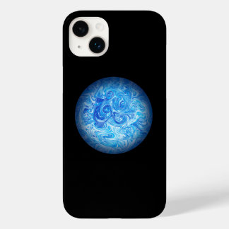 Étui de téléphone en art fluide Calm Tide
