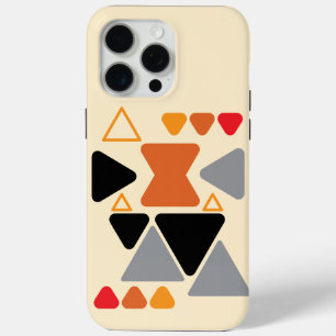 Étui de téléphone en crème boho milieu du siècle t