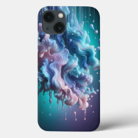 Étui de téléphone en nuage liquide abstrait sarcel