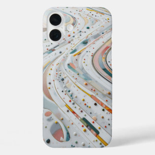 Étui de téléphone en pierre de galet colorée de lu