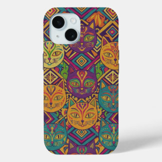 Étui de téléphone Esprit Animal Huichol Vibrant