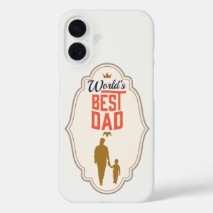 Étui de téléphone esthétique avec badge vintage