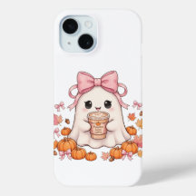 Étui de téléphone fantôme au parfum de citrouille