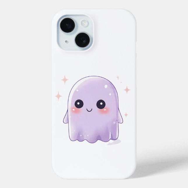 Étui de téléphone fantôme Kawaii mignon | Hallowee (Verso)