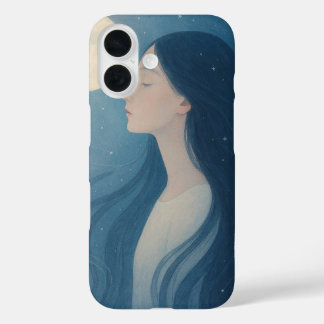Étui de téléphone Femme aux cheveux noirs | Femi m