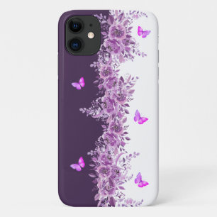Étui de téléphone Fleurs botaniques de lavande