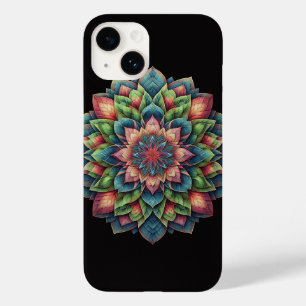 Étui de téléphone floral à feuilles vibrantes - Na