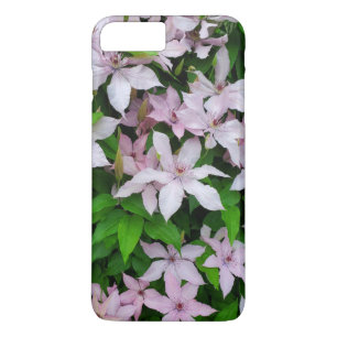 Étui de téléphone floral Clématite rose