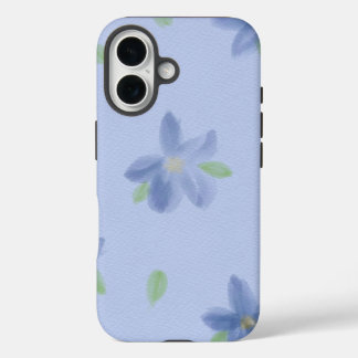 Étui de téléphone floral Pervenche