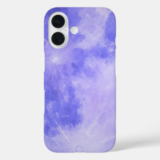 Étui de téléphone Lune Aquarelle Violette