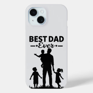 Étui de téléphone mignon noir et blanc propre Meil