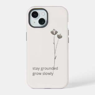 Étui de téléphone Minimal Flax - Restez Ancré
