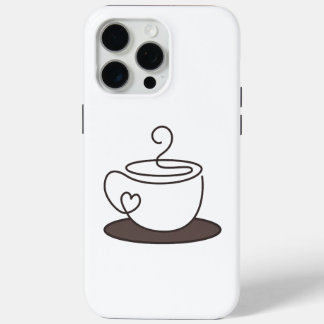 Étui de téléphone minimal pour café