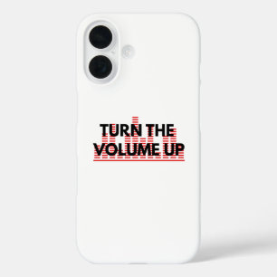 Étui de téléphone minimal Turn The Volume Up