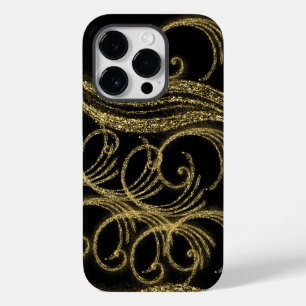 étui de téléphone noir fantaisie pour cadeau ou po