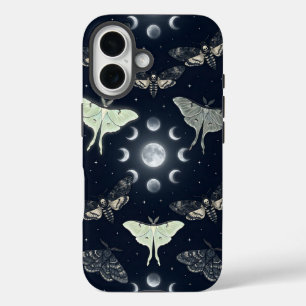 Étui de téléphone nuit papillon au clair de lune