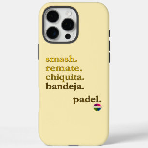 Étui de téléphone Padel - Personnaliser le mot Vib