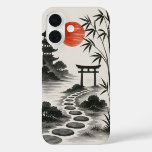 Étui de téléphone Paysage Zen au lever du soleil