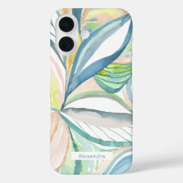 Étui de téléphone personnalisé à motif aquarelle b