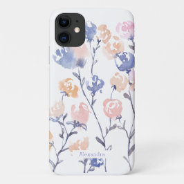 Étui de téléphone personnalisé à motif aquarelle f